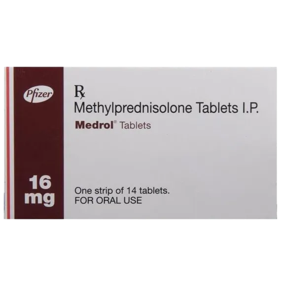 medrol 16mg tablet 14's